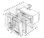 Kenmore 101912634 oven section diagram