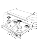 Cook top section