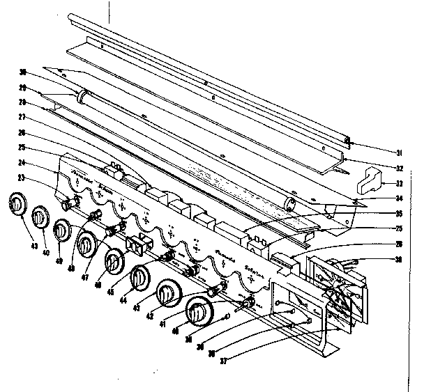 Control panel section