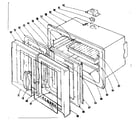 Kenmore 101913634 oven section diagram