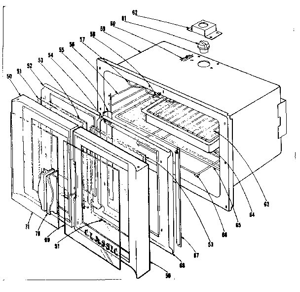 Oven section