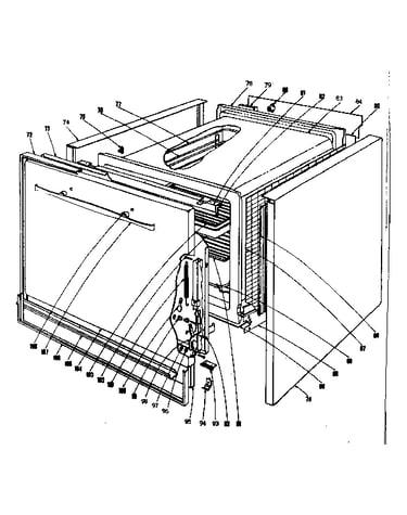Lower oven section