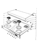 Cook top section