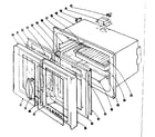 Kenmore 101913635 oven section diagram