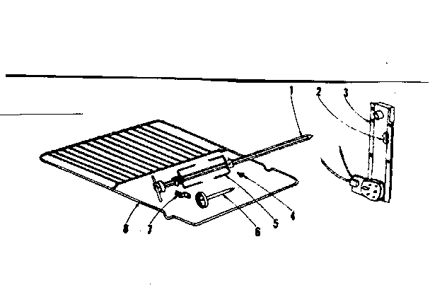 Cook top section