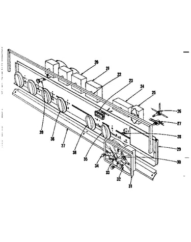 Control panel section