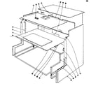 Kenmore 101902630 oven section diagram