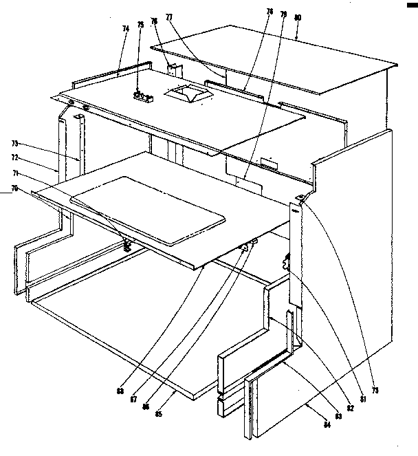 Oven section