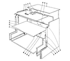 Kenmore 101902631 main structure section diagram