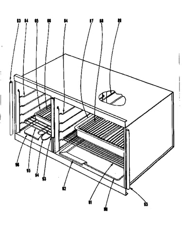 Oven assembly section