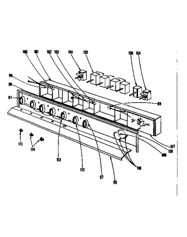 Control panel section