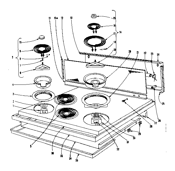Cook top