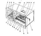 Kenmore 101906610 oven assembly diagram