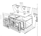 Kenmore 101906621 oven structure diagram