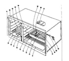 Kenmore 101906622 oven assembly diagram