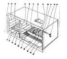 Kenmore 101906620 oven assembly diagram