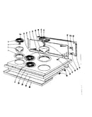 Cook top section