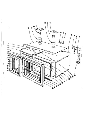 Oven structure section