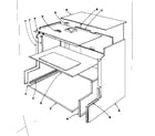 Kenmore 101903620 main structure section diagram