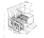 Kenmore 101903620 oven section diagram