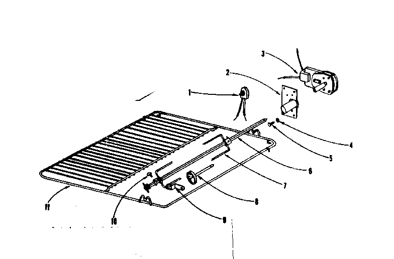 Accessory rotisserie