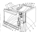 Kenmore 101903620 lower oven section diagram