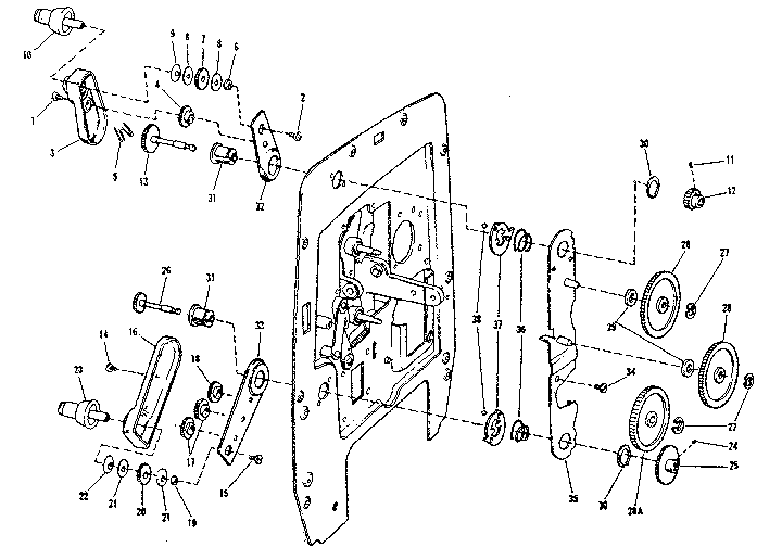 REEL ARMS AND GEARS