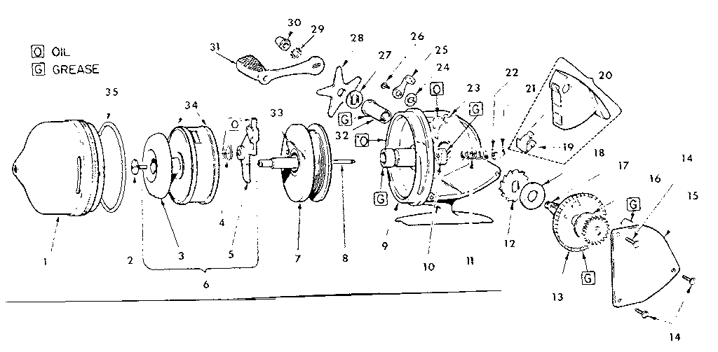 Spin casting reel assembly