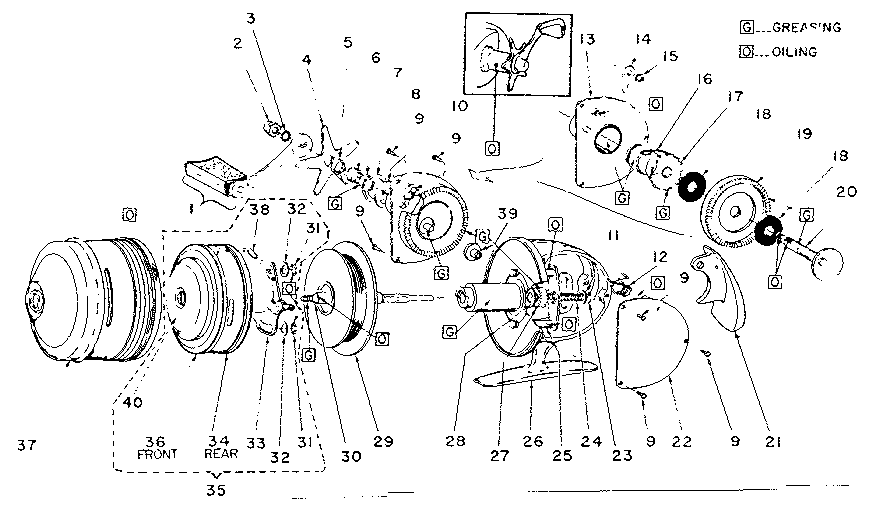 DUAL DRAG  REEL ASSEMBLY