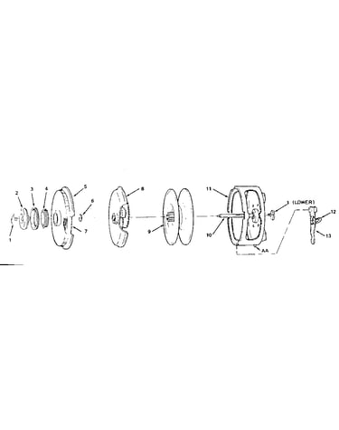 Fly reel assembly
