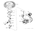 Craftsman 14366501 magneto (phelon f-4220) diagram