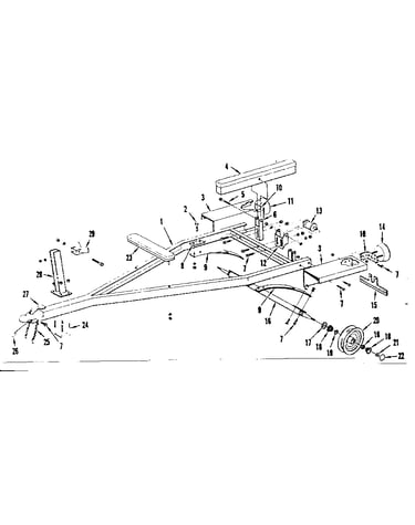 Boat trailer