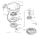 Craftsman 14320500 rewind starter diagram