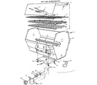 Kenmore 2582307770 grill and burner section diagram