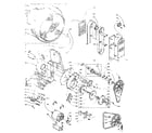 Kenmore 1105907800 base and bulkhead assembly diagram