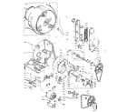 Kenmore 1105908800 base and bulkhead assembly diagram