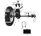 Craftsman 91757599 hub and fuel tank assembly diagram