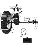 Hub and fuel tank assembly