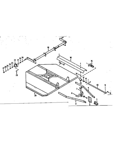 Pull type shroud, axle & drawbar
