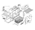 Kenmore 106S16GP refrigerator freezer section parts diagram