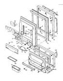 Refrigerator door parts