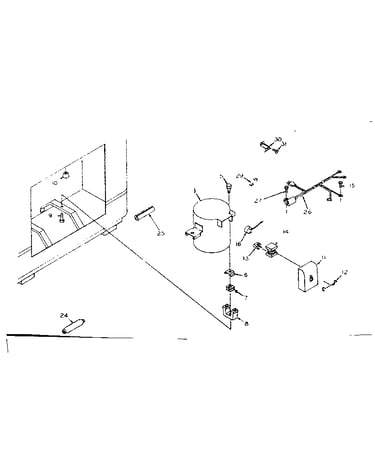 Freezer unit parts