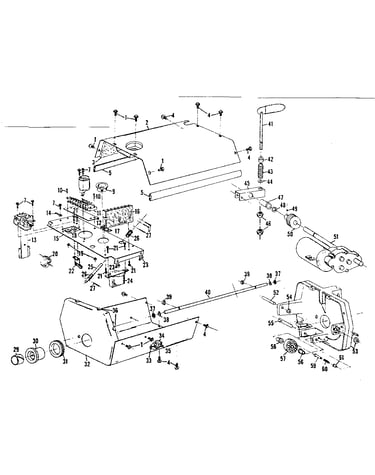 Interior view of operator