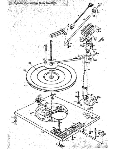 Parts above baseplate