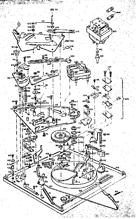 Parts below baseplate