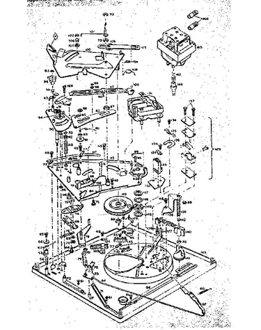 Parts below baseplate