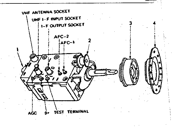 Vhf tuner, 96-346 (kl411mjx2)
