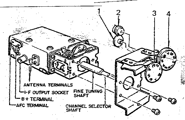 Uhf tuner, 96-436 (ut341ea)