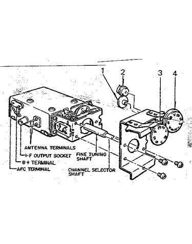 Uhf tuner, 96-436 (ut341ea)