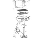 Kenmore 2911891 electric grill diagram